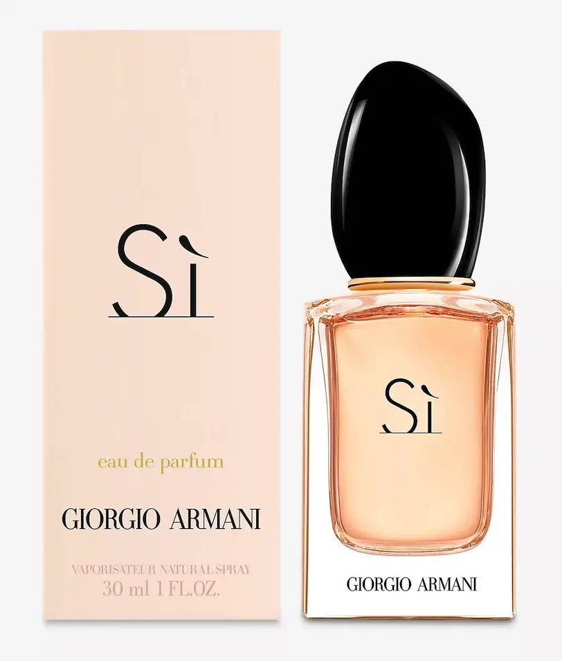 notas del perfume si de armani