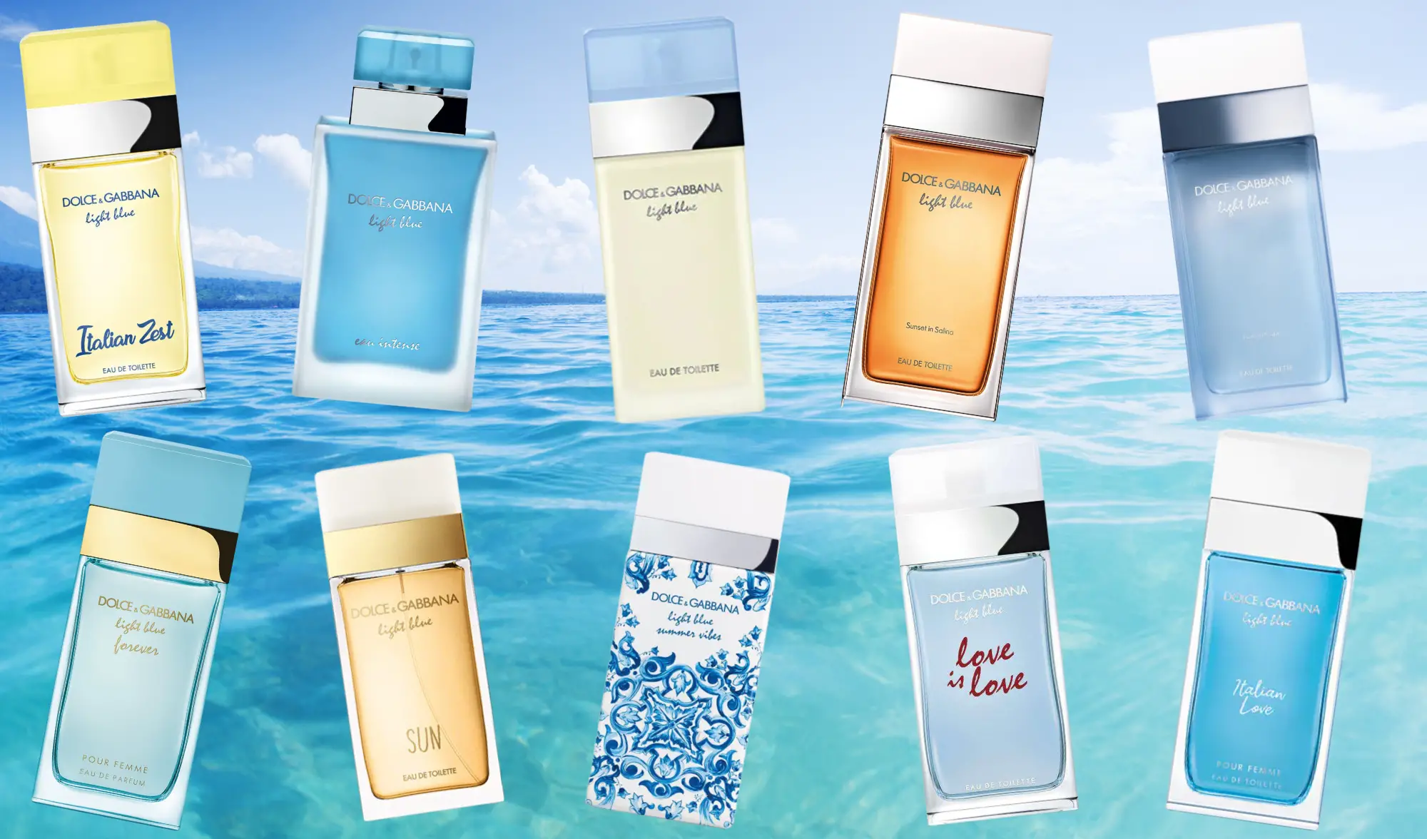 The Ultimate Guide To Every Dolce & Gabbana Light Blue Perfume