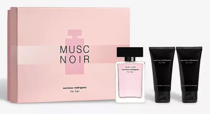 Narciso Rodriguez For Her Musc Noir with Body Lotion & Shower Gel