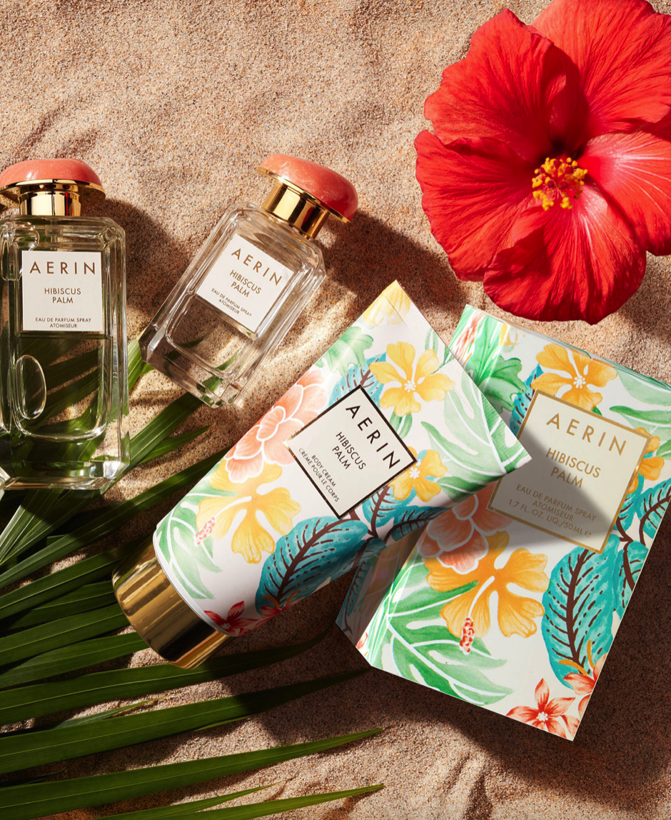 AERIN hibiscus palm