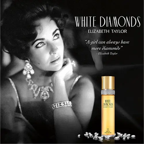 Elizabeth Taylor hvide diamanter