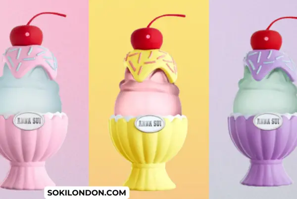 A Guide To The Anna Sui Sundae Perfume Collection; Pretty Pink, Mellow Yellow, Violet Vibe