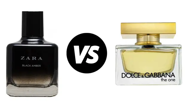 Zara Black Amber vs Dolce & Gabbana The One bản dupe