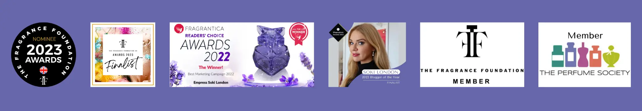 Soki London awards banner